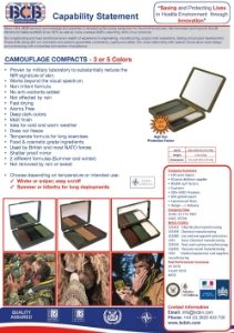 Camouflage Compacts Data Sheet 