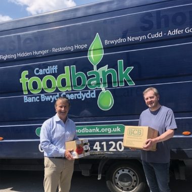 Cardiff Food Bank Donation 