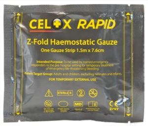 CELOX RAPID 5FT Z-FOLD GAUZE FDA