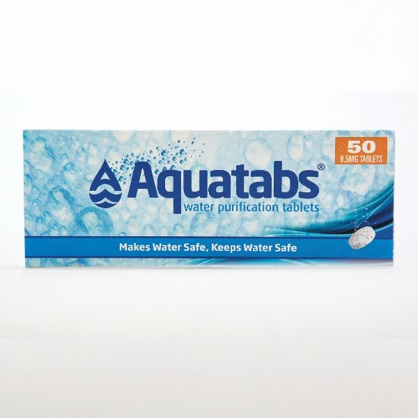 Water purification tablets (aquatabs)