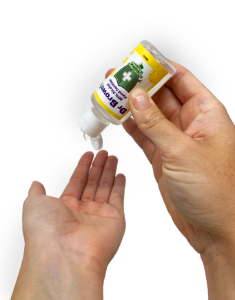 Dr. Brown's Hand Sanitiser 50ml Lemon or lavender  Lemon