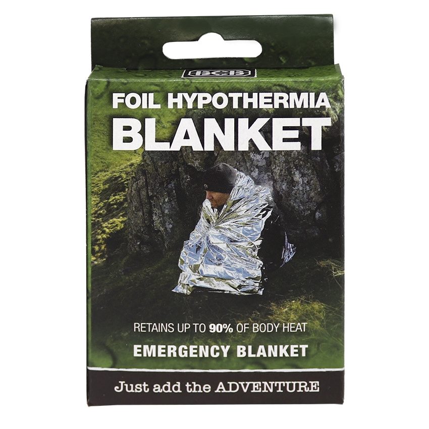 Couverture de survie argent BCB Foil Hypothermia Blanket
