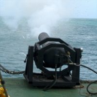 Sea Stinger Boat Stopping System (BSS) being Fired 